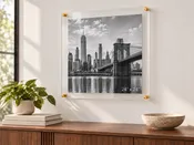 Acrylic Floating Frame 24"x24" Wall Mount