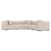 5 Piece Bliss Fabric Power Motion Sectional Recliner