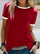 Hometown Honey Contrast Trim Top (6 Colors)