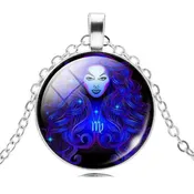 Astrology Sign Constellation Pendant Necklace
