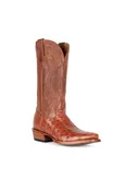 Allens Brand - Adam Full Quill Ostrich - Cutter Toe - Brandy - MAL-2005-OS4 CW