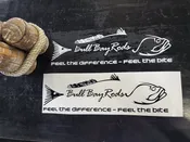 Bull Bay Rods 15" Boat/Car Vinyl Decal