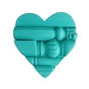 Reclaimed Piano Spindle Hearts
