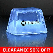 CLEARANCE: Blue LED Inspiration Ice with Logo - All Sales Final!