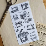STICKII - Victorian Sewing Machines Sticker Sheet