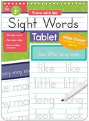 Trace with Me: Sight Words Tablet Activity Pad Grade Preschool-2  CD-705354 — Teacher's Choice