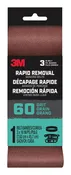 3M Rapid Removal 3 x 18 inch Power Sanding Belt, 60 grit (1 Pack)