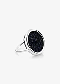 ajna blue sandstone white gold disc ring