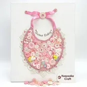 Baby Bib Canvas DIY Craft Kit