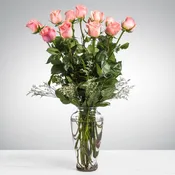 Dozen Pink Roses