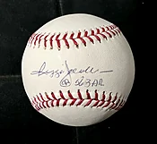 Reggie Jackson Signed and Inscribed "563 HR" Official Major League Baseball. PSA — The Bullpen Sports Collectibles