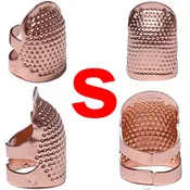Adjustable Retro Sewing Thimble Ring
