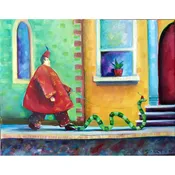 Art Print: Walking the Boa