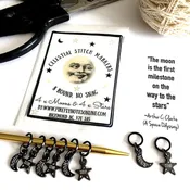 celestial stitch markers