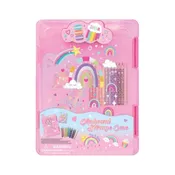 Clipboard storage case rainbow