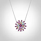 Amazonia Cocar Iris Necklace