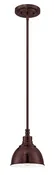 Craftmade 35991-ABZ Timarron 1 Light Mini Pendant -Aged Bronze Brushed