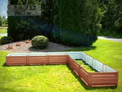 12’x12’x3′(w)x18” – L Shaped Planter Box