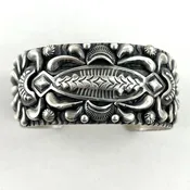 All Silver Cuff<br>By Darryl Becenti