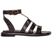 Anais Gladiator Sandal in Coco Castagna