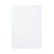 6-Pocket Refill for A4 Wide Organizer