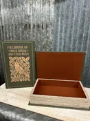 Linen Book Storage Boxes