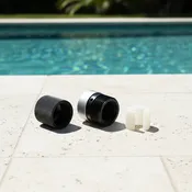Black Professional Series Nylon Outside Thread Lock Kit for Aluminum Telescoping Pool Poles