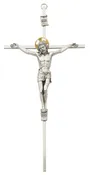 10 In Silver Crucifix - Made in USA