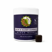 Calm & Sleep Gummies: Mixed Berry with Magnesium, Skullcap & Valerian Root