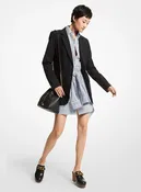 Blazer en laine extensible