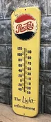 1955 Pepsi Cola Thermometer, Vintage Metal Soda Pop Advertising Sign