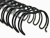1-1/4" Black 2:1 21 Loop Wire 25/Box