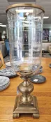 Large Bronze Base Candle Hurricane