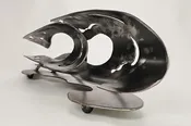 steel wave sculpture - Baja barrel — studio-gerardi