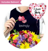 Love Bundle - Florist Choice with Love Balloon