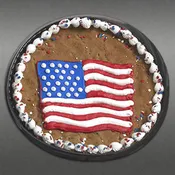 American Flag Decorated Cookie (CC1)