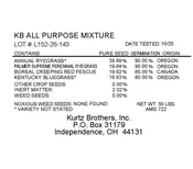 All Purpose Grass Seed
