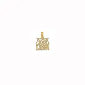 100% Libra Pendant  (14K)