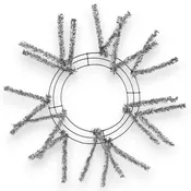 10-20″ Silver Wire Wreath Frame