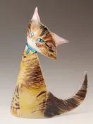Amber Glass Cat