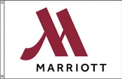 10 x 15 ft. Nylon Marriott Flag. Double Faced Printed, Canvas Heading and Brass Grommets