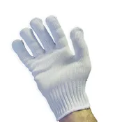 Anti-Cut Safety Knitted Gloves - White or Black