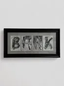 BARK Premade Letter Art