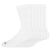 Men's All Purpose Crew Socks 6-Pack in White