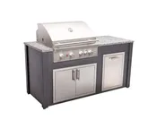6' Island with Grill on Left Side