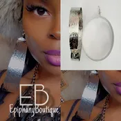 The Jumbo Round Hoops: Silver