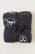 Cozychic Skull Throw - Carbon/Almond
