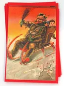 Krampus Card 008 (Sleigh)