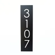 Painted Congress House Numbers - Matte Black