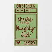 Guest Check - Cheers to the Naughty Lisy